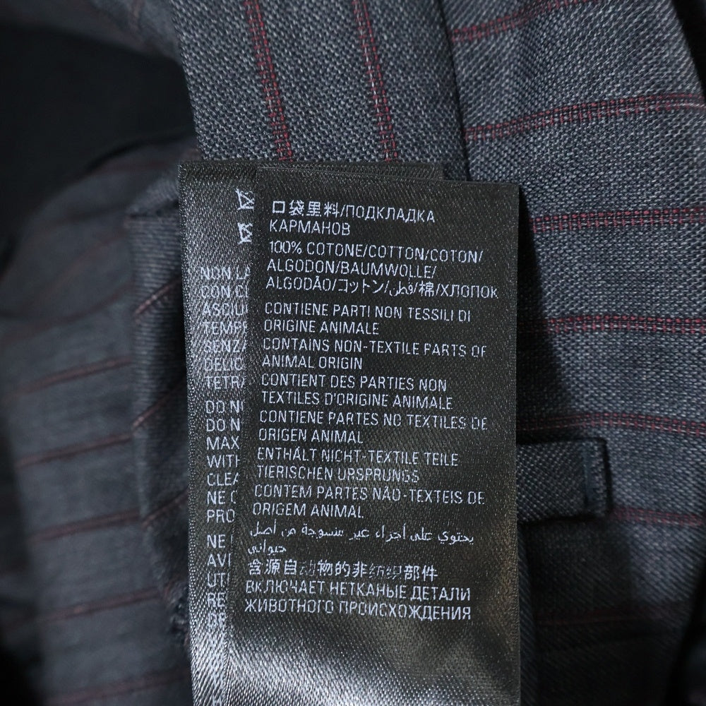 BALENCIAGA(バレンシアガ) 23AW Striped Virgin Wool Skirt ストライプドバージンウールスカート グレー レディース 768732 TPT05