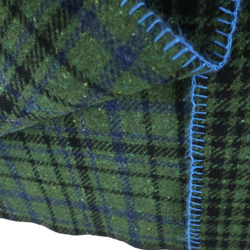 MARNI(マルニ) 22AW チェックノースリーブウールコート ロングコート グリーン レディース GLMA0050BM