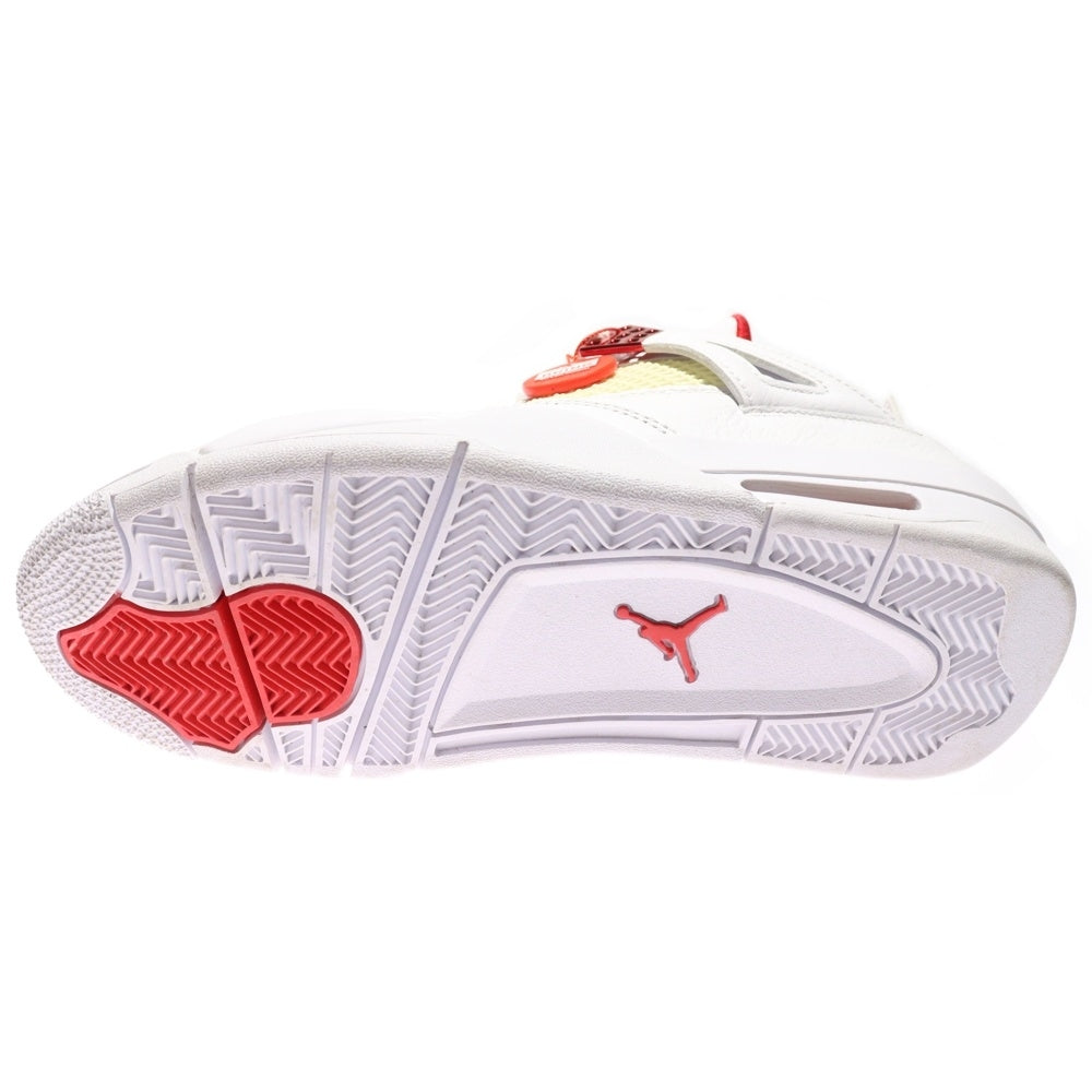 NIKE(ナイキ) AIR JORDAN 4 RETRO METALLIC PACK UNIVERSITY RED CT8527-112 エアジョーダン4 メタリックパック ユニバーシティレッド ローカットスニーカー US9/27cm