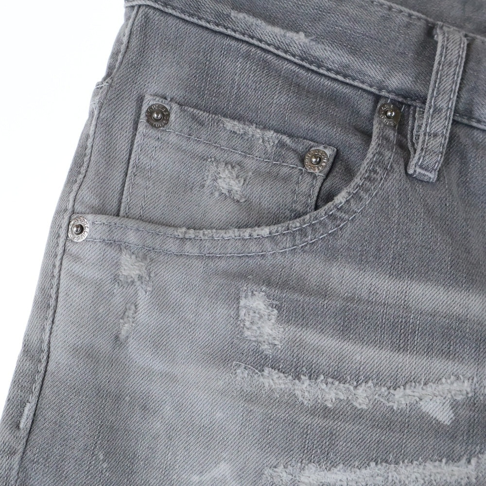 DSQUARED2(ディースクエアード) SKATER JEAN USED ダメージ加工 スケーター ジーンズ デニム パンツ グレー S71LB1053 S300260