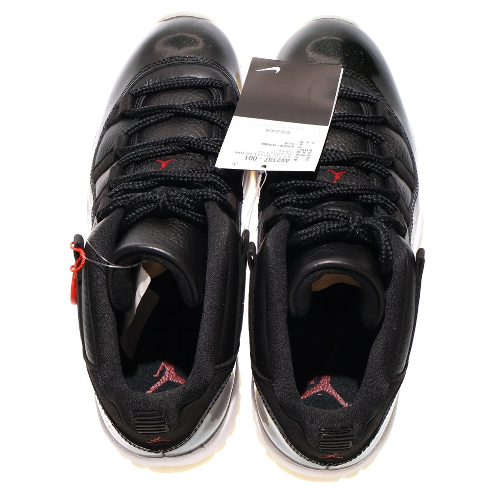 NIKE(ナイキ) AIR JORDAN11 RETRO LOW 72-10 AV2187-001 エアジョーダン11 ローカットスニーカー ブラック/ホワイト US9/27cm