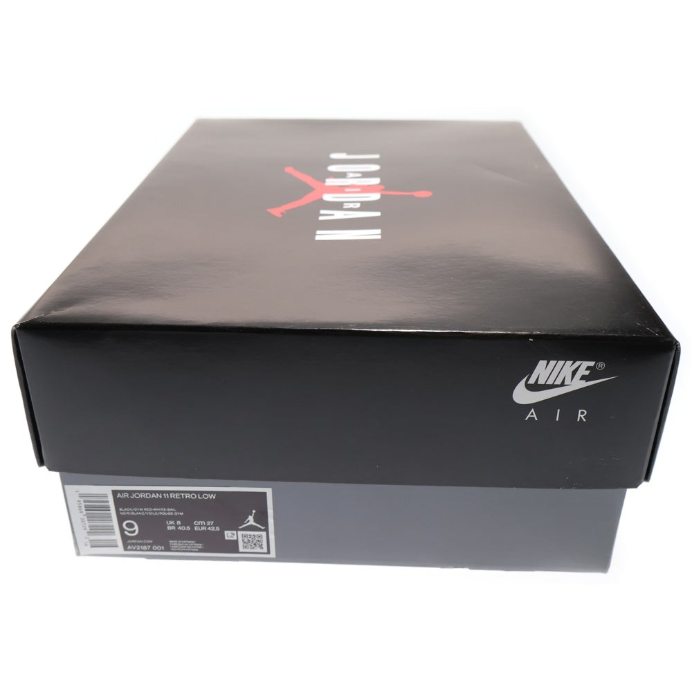 NIKE(ナイキ) AIR JORDAN11 RETRO LOW 72-10 AV2187-001 エアジョーダン11 ローカットスニーカー ブラック/ホワイト US9/27cm