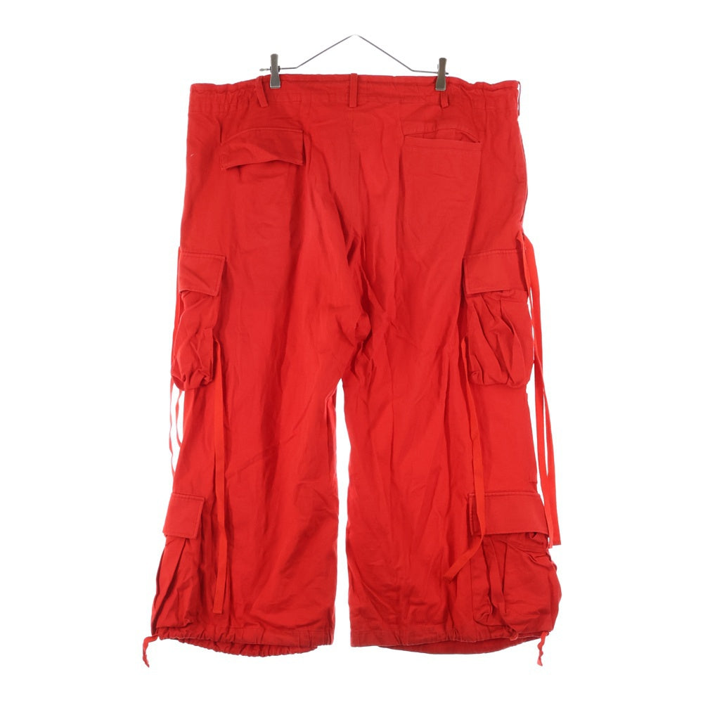 s'yte(サイト) 21AW TWILL ARMY TECHNO PANTS ツイルアーミーテクノパンツ トラウザー レッド UM-P12-076