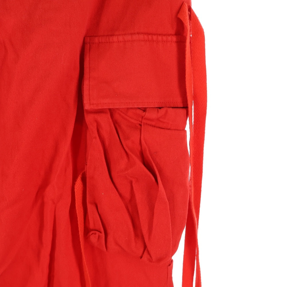 s'yte(サイト) 21AW TWILL ARMY TECHNO PANTS ツイルアーミーテクノパンツ トラウザー レッド UM-P12-076