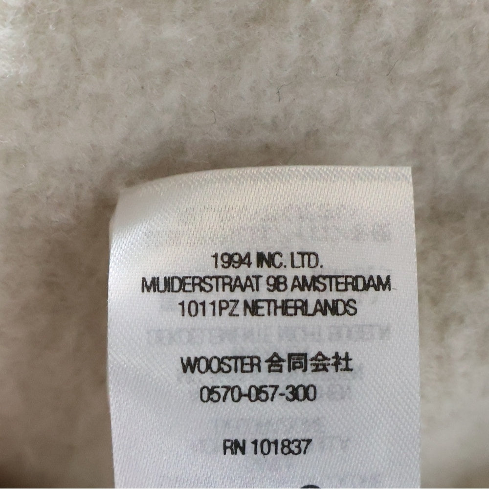 SUPREME(シュプリーム) 24AW ×Thrasher ZIP UP HOODED SWEATSHIRT スラッシャー バックロゴ ジップアップフーディ パーカー ベージュ