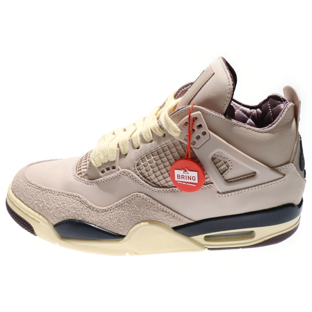 NIKE(ナイキ) ×A MA MANIERE WMNS AIR JORDAN 4 RETRO OG ア マ マニエール ウィメンズ エアジョーダン ハイカットスニーカー ベージュ US10.5/27.5cm FZ4810-200 レディース