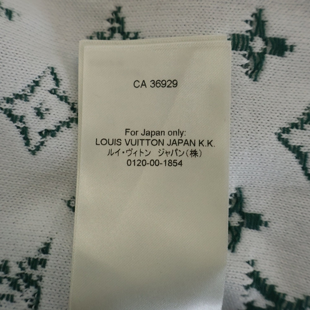 LOUIS VUITTON(ルイヴィトン) 23AW モノグラム グラディエントニットパーカー プルオーバーフーディー グリーン RM232Q USO HNN45W