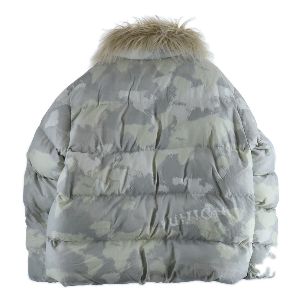 LOUIS VUITTON(ルイヴィトン) 24SS フェイクファーカモダウンジャケット RM241M FTN HQB08E ホワイト