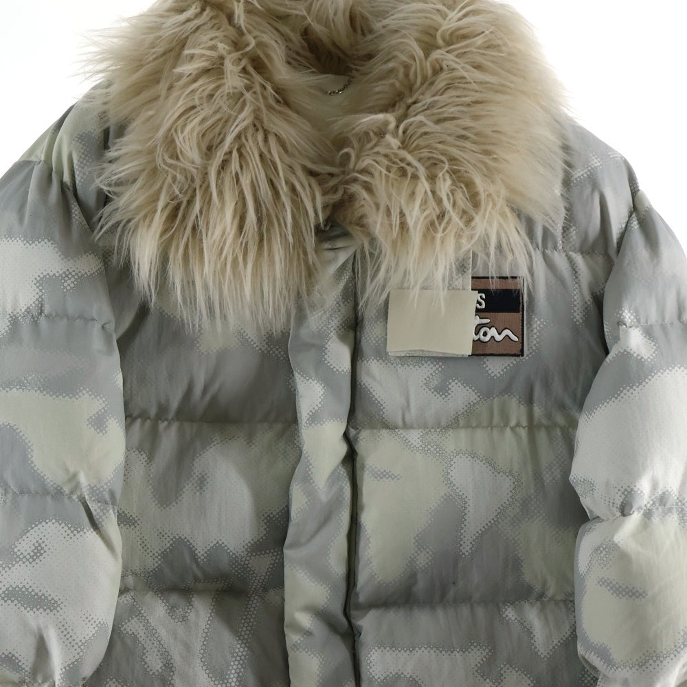 LOUIS VUITTON(ルイヴィトン) 24SS フェイクファーカモダウンジャケット RM241M FTN HQB08E ホワイト