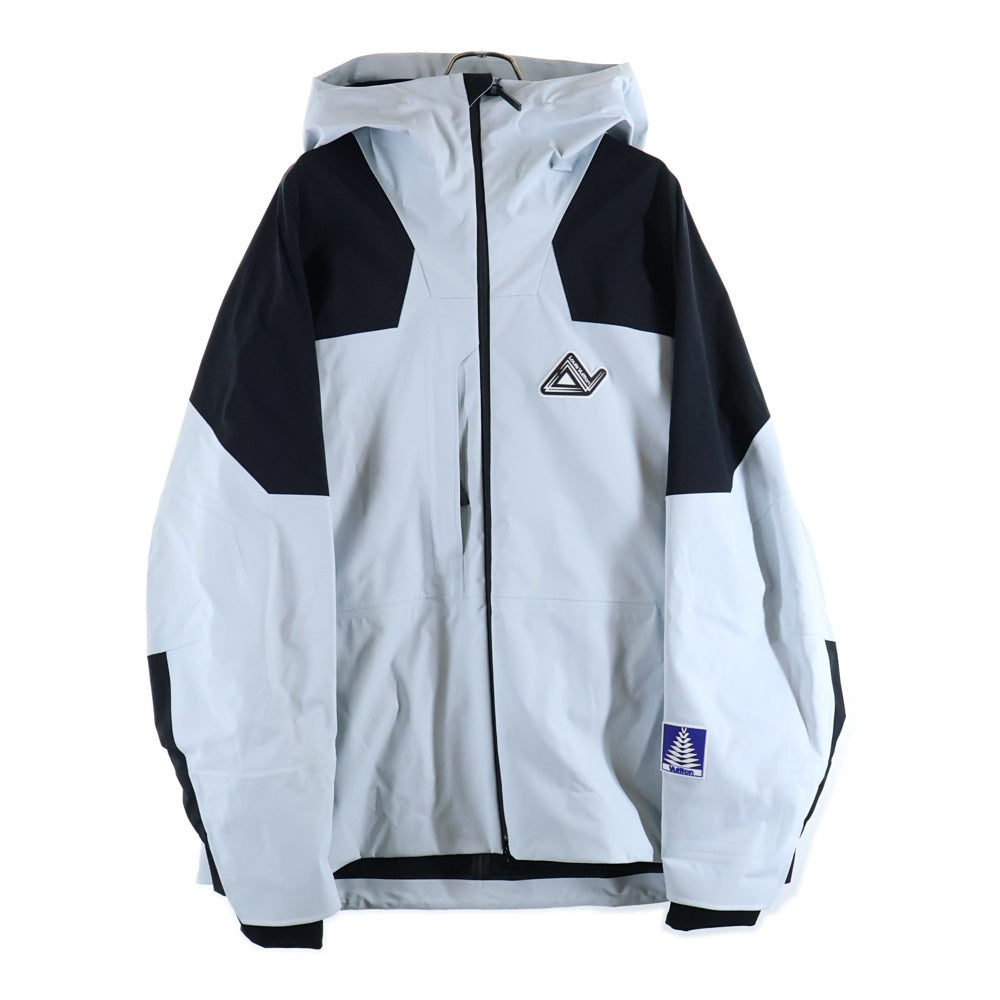 LOUIS VUITTON(ルイヴィトン) 24SS 裏地モノグラム LV カーヴィング スキーシェル ジャケット ホワイト/ブラック RM241M AUH HQB03E