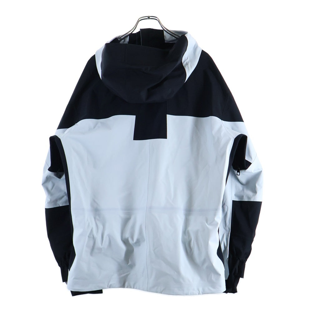 LOUIS VUITTON(ルイヴィトン) 24SS 裏地モノグラム LV カーヴィング スキーシェル ジャケット ホワイト/ブラック RM241M AUH HQB03E