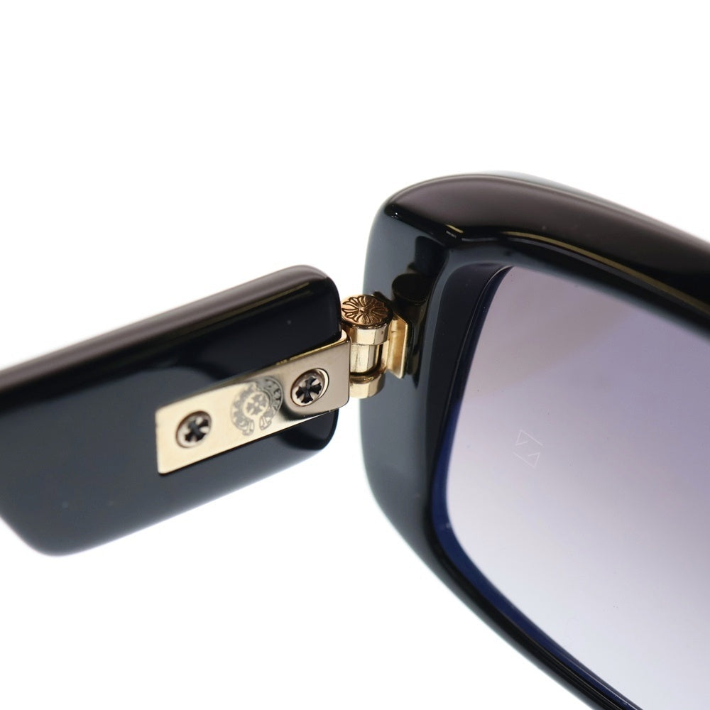 CHROME HEARTS(クロムハーツ) KINK BK テンプルCHプラスピラミッド スクエアフレーム サングラス 眼鏡 ブラック/ゴールド