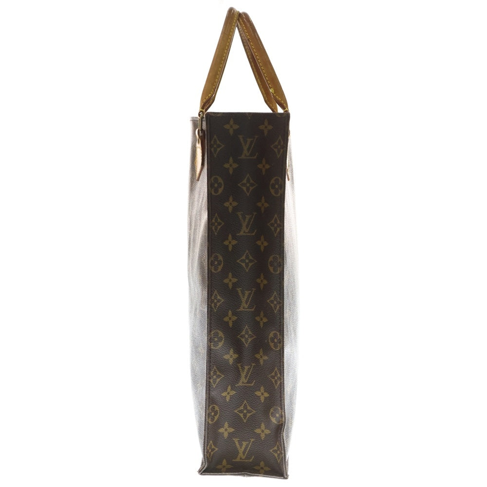 LOUIS VUITTON(ルイヴィトン) モノグラム サックプラ トートバッグ ハンドバッグ ブラウン ゴールド金具 レザー M51140