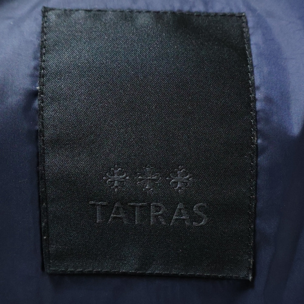 TATRAS(タトラス) POLITEAMA ポルテアマ ダウンコート フード ジップアップ ジャケット ブラック LTA18A4496