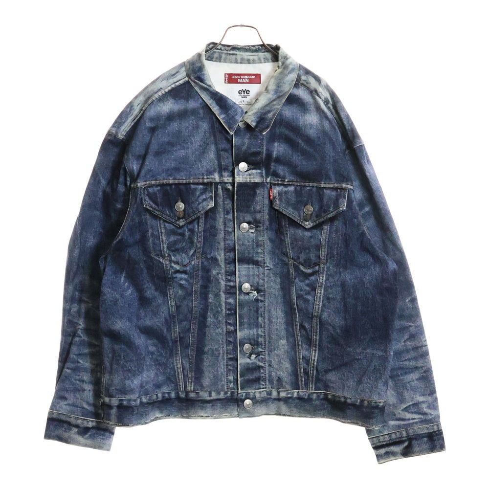 eYe COMME des GARCONS JUNYA WATANABE MAN(アイ コム デ ギャルソン ジュンヤ ワタナベ マン) 25SS ×BerBerjin ×Levi's 70505 インクジェットプリント デニムジャケット WO-J911-100-1-4