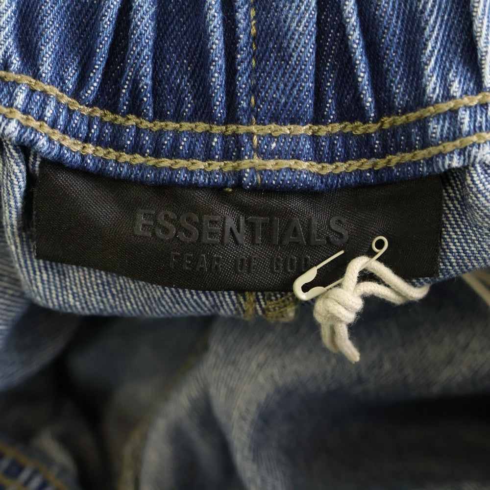 FEAR OF GOD ESSENTIALS(フィアオブゴッド エッセンシャルズ) Core Collection Denim Lounge Pant コアコレクション デニムラウンジパンツ ワイドトラウザー インディゴ