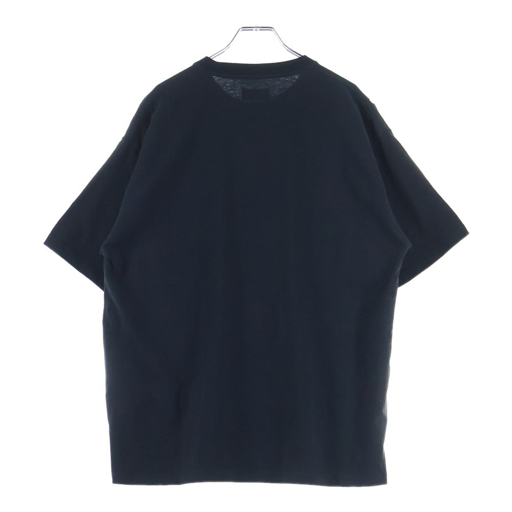 SATURDAYS SURF NYC(サタデイズサーフエヌワイシー) × FRAGMENT DESIGN フラグメントデザイン フロントプリント半袖Tシャツ カットソー ブラック BBM-55300-B
