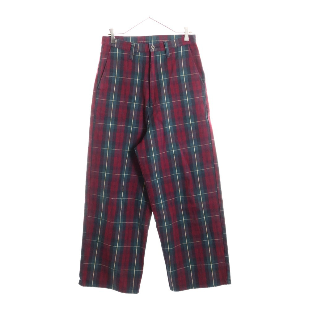 KAPITAL(キャピタル) 1ozタータンチェック ポートバギーパンツ マルチカラー K2309LP064
