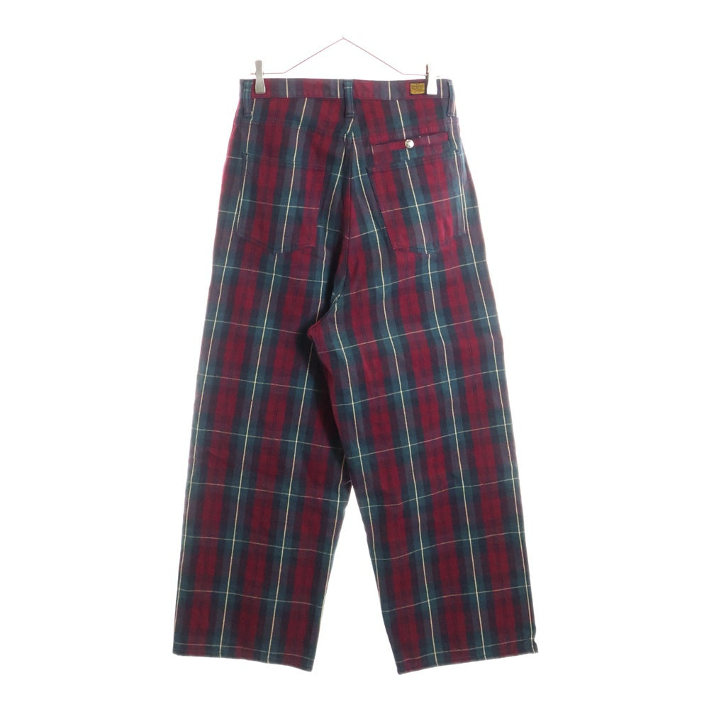 KAPITAL(キャピタル) 1ozタータンチェック ポートバギーパンツ マルチカラー K2309LP064