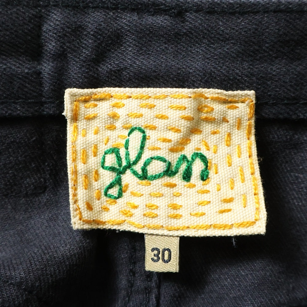 GLASS CYPRESS(グラスサイプレス) PEARLED BLACK DENIM パールドブラックデニム ダメージデニムパンツ ブラック