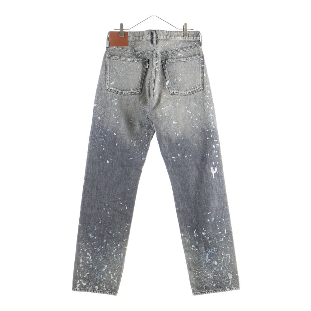 SUGARHILL(シュガーヒル) 24AW MOLDED DENIM TROUSERS STRAIGHT CUT モールド ストレートカットデニムパンツ ジーンズ グレー 2411300415