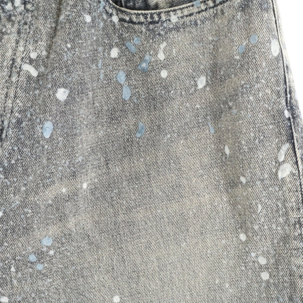 SUGARHILL(シュガーヒル) 24AW MOLDED DENIM TROUSERS STRAIGHT CUT モールド ストレートカットデニムパンツ ジーンズ グレー 2411300415