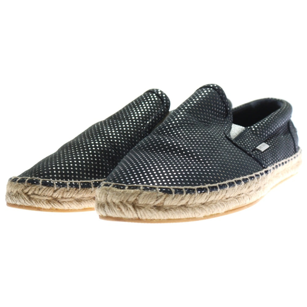 JIMMY CHOO(ジミーチュウ) スタースタッズ付き スリッポン ローカットシューズ ネイビー