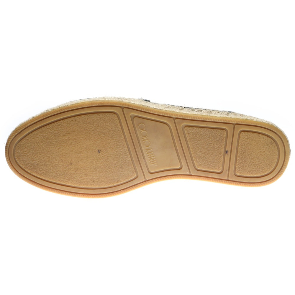 JIMMY CHOO(ジミーチュウ) スタースタッズ付き スリッポン ローカットシューズ ネイビー