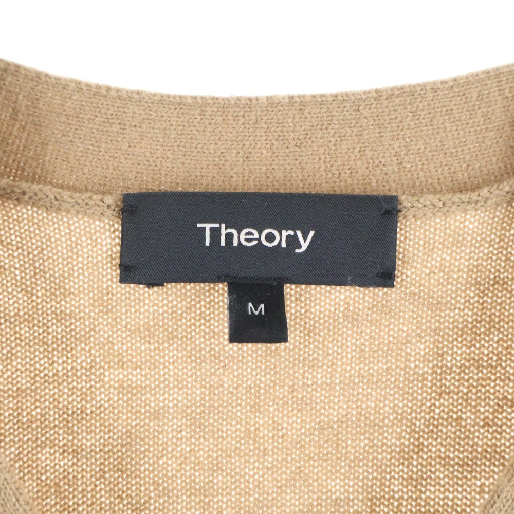 theory(セオリー) カシミヤ Vネックセーター ブラウン 09-8301700-325-904