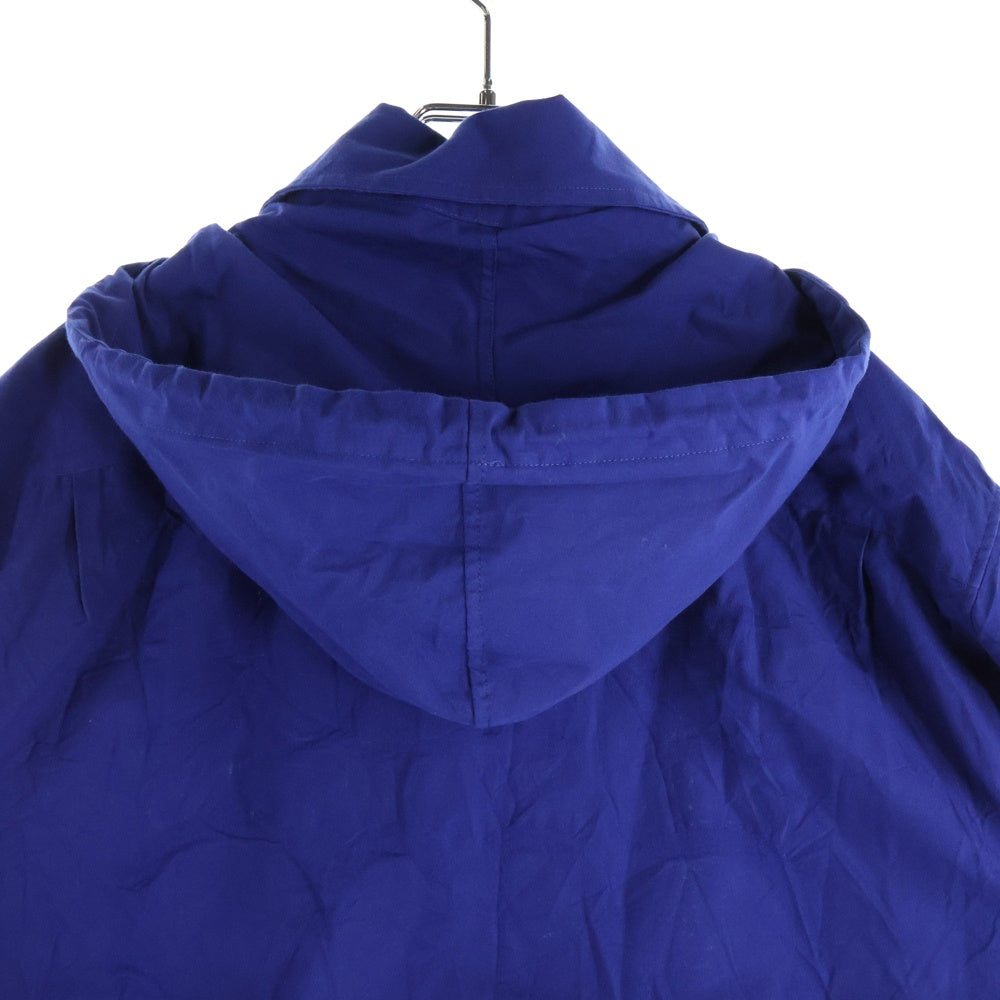 LOEWE(ロエベ) バックアナグラムロゴ フーデッドオーバー長袖シャツ ブルー H526Y05WBB