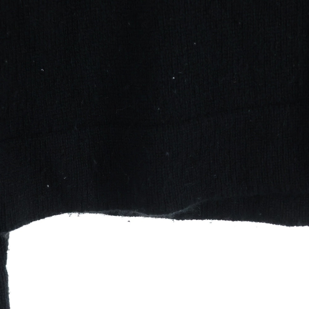 DIOR(ディオール) 24SS COUTUREパッチ カシミアジャージーニット ブラック 243M645AT474