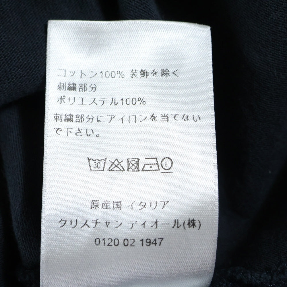 DIOR(ディオール) 22AW ロゴエンブロイダリー クルーネック半袖Tシャツ カットソー グレー 243J685B0554