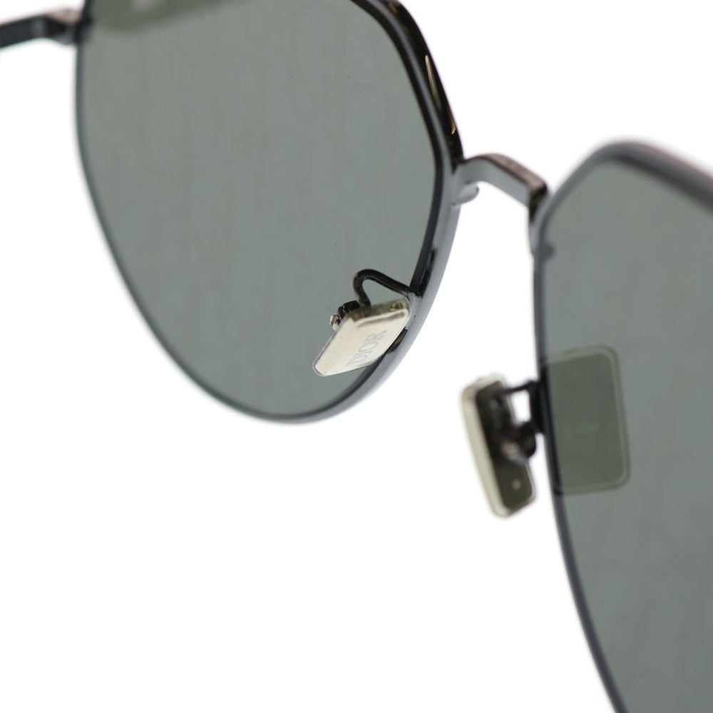 DIOR(ディオール) CD Link A1U オブリーク総柄レンズ ラウンドサングラス ブラック