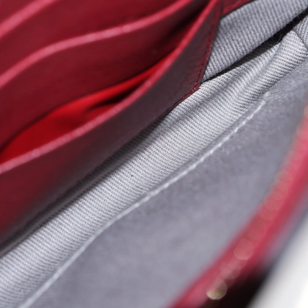 Cartier(カルティエ) Cドゥカルティエ 小物入れ レザーポーチ レッド