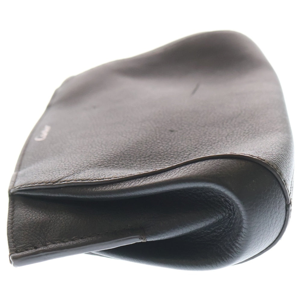 Cartier(カルティエ) Cドゥカルティエ 小物入れ レザーポーチ ブラック