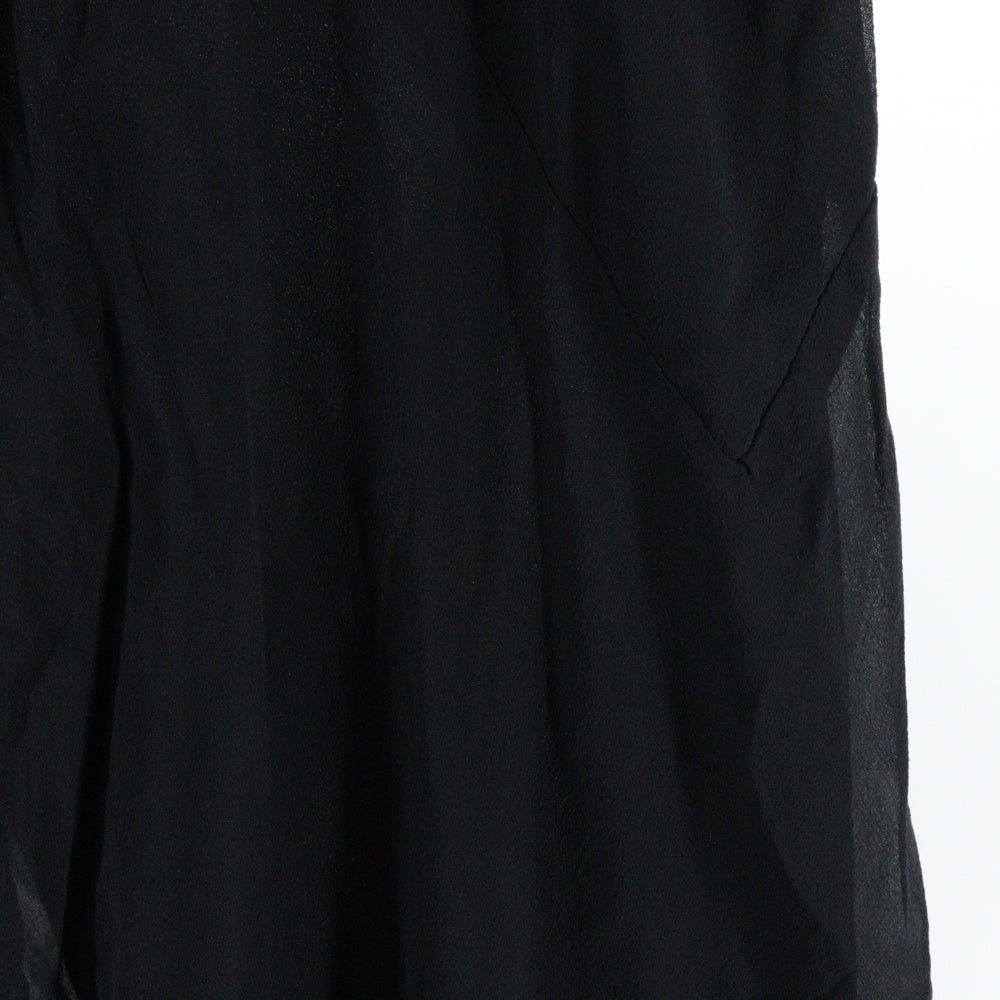Rick Owens(リックオウエンス) 06AW DUSTULATOR期 シルク レーヨン レイヤード パンツ ブラック