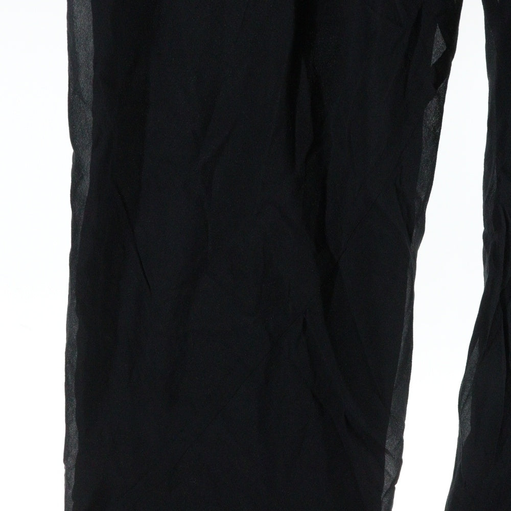 Rick Owens(リックオウエンス) 06AW DUSTULATOR期 シルク レーヨン レイヤード パンツ ブラック