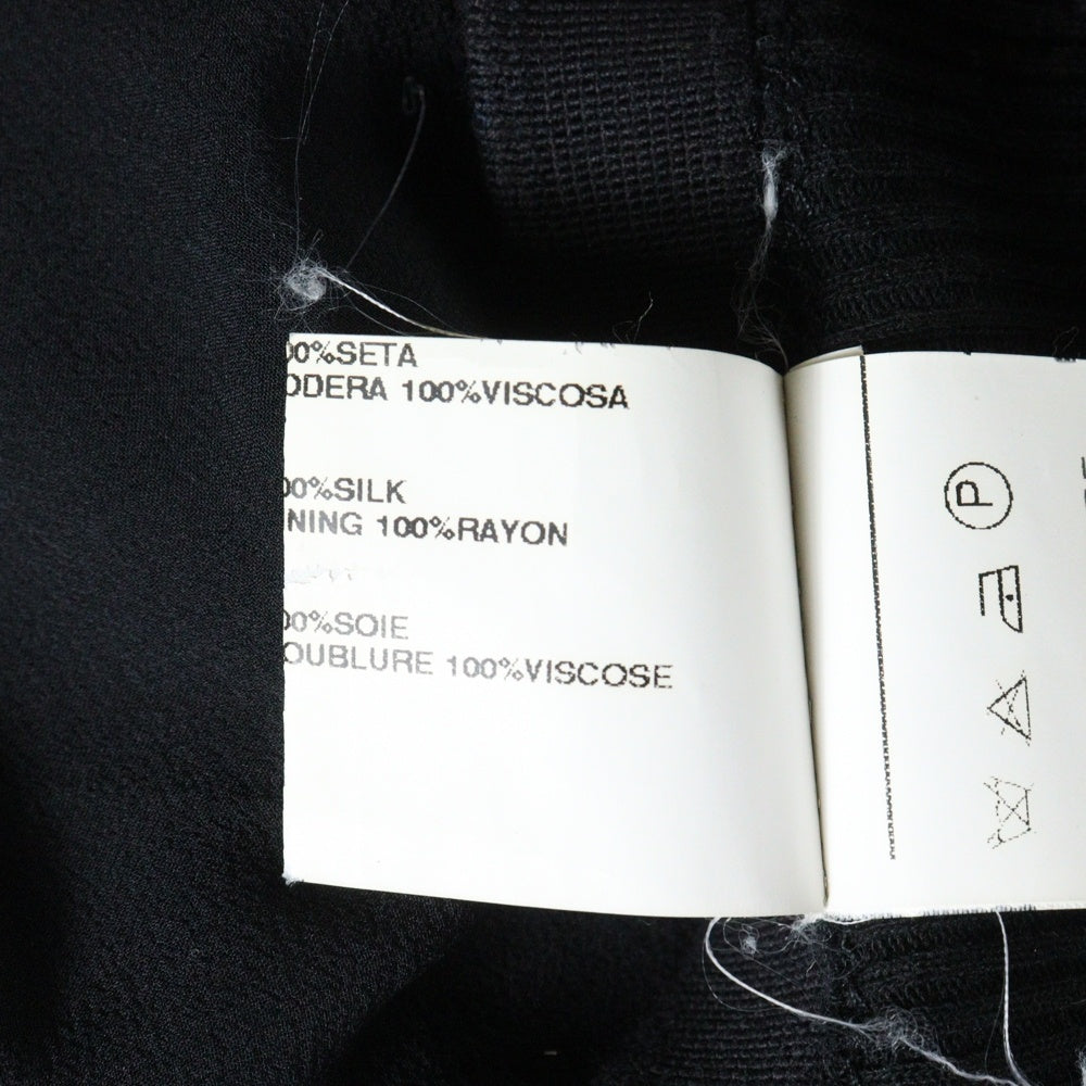 Rick Owens(リックオウエンス) 06AW DUSTULATOR期 シルク レーヨン レイヤード パンツ ブラック