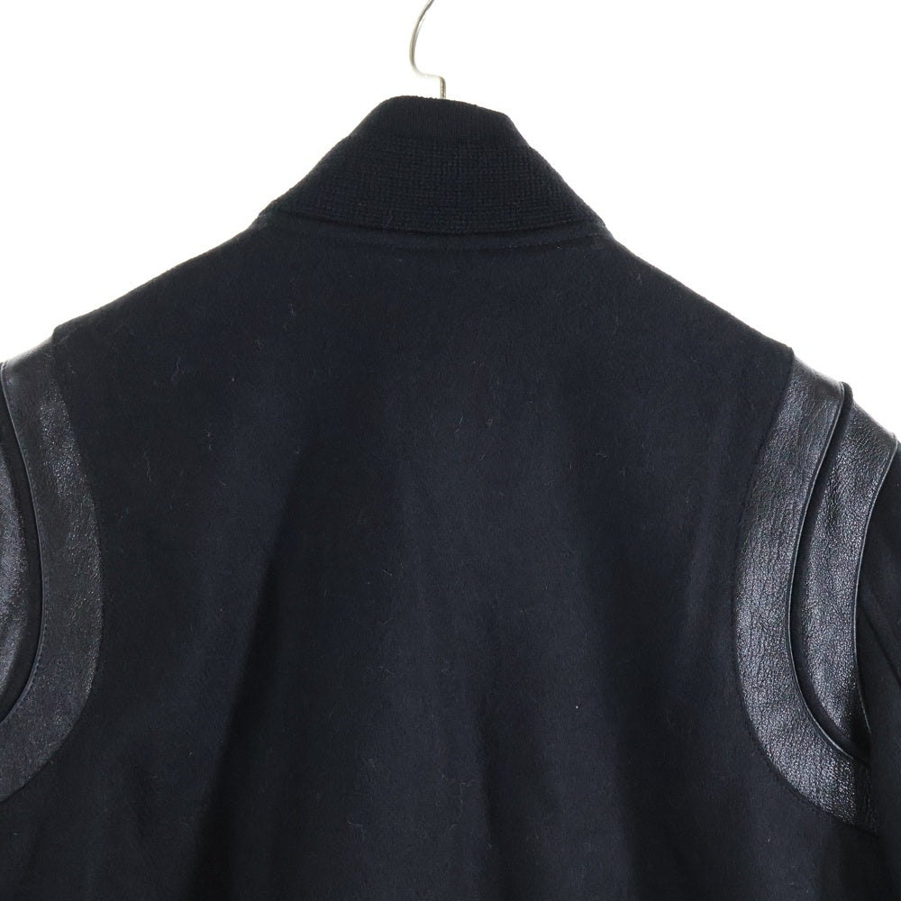 SAINT LAURENT PARIS(サンローランパリ) TEDDY JACKET テディジャケット スタジアム ボンバージャケット ブラック 354718 Y197Q