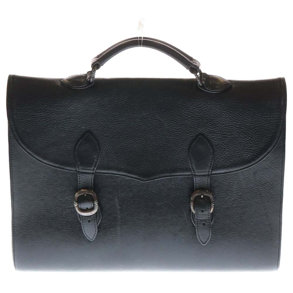 CHROME HEARTS(クロムハーツ) GUNSLINGER ガンスリンガー レザー ブリフケース ビジネスバッグ ブラック