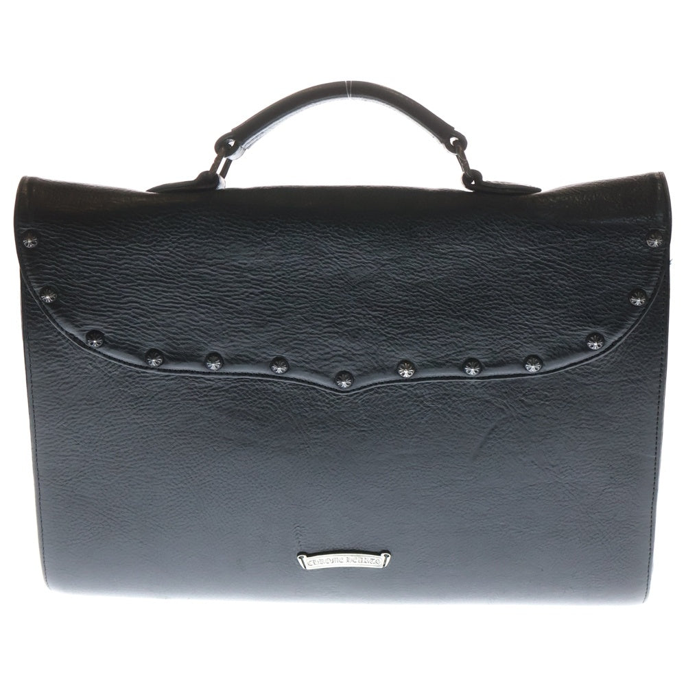 CHROME HEARTS(クロムハーツ) GUNSLINGER ガンスリンガー レザー ブリフケース ビジネスバッグ ブラック