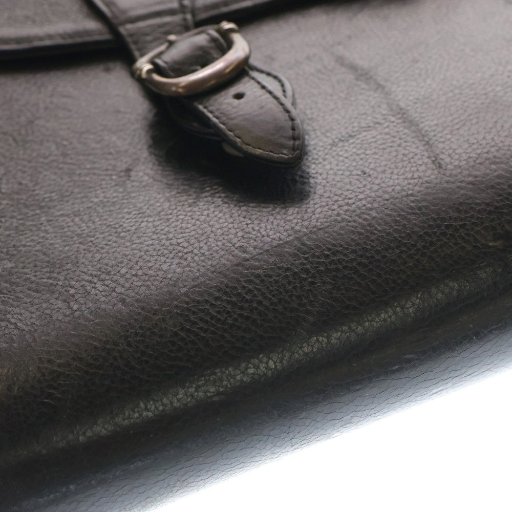 CHROME HEARTS(クロムハーツ) GUNSLINGER ガンスリンガー レザー ブリフケース ビジネスバッグ ブラック