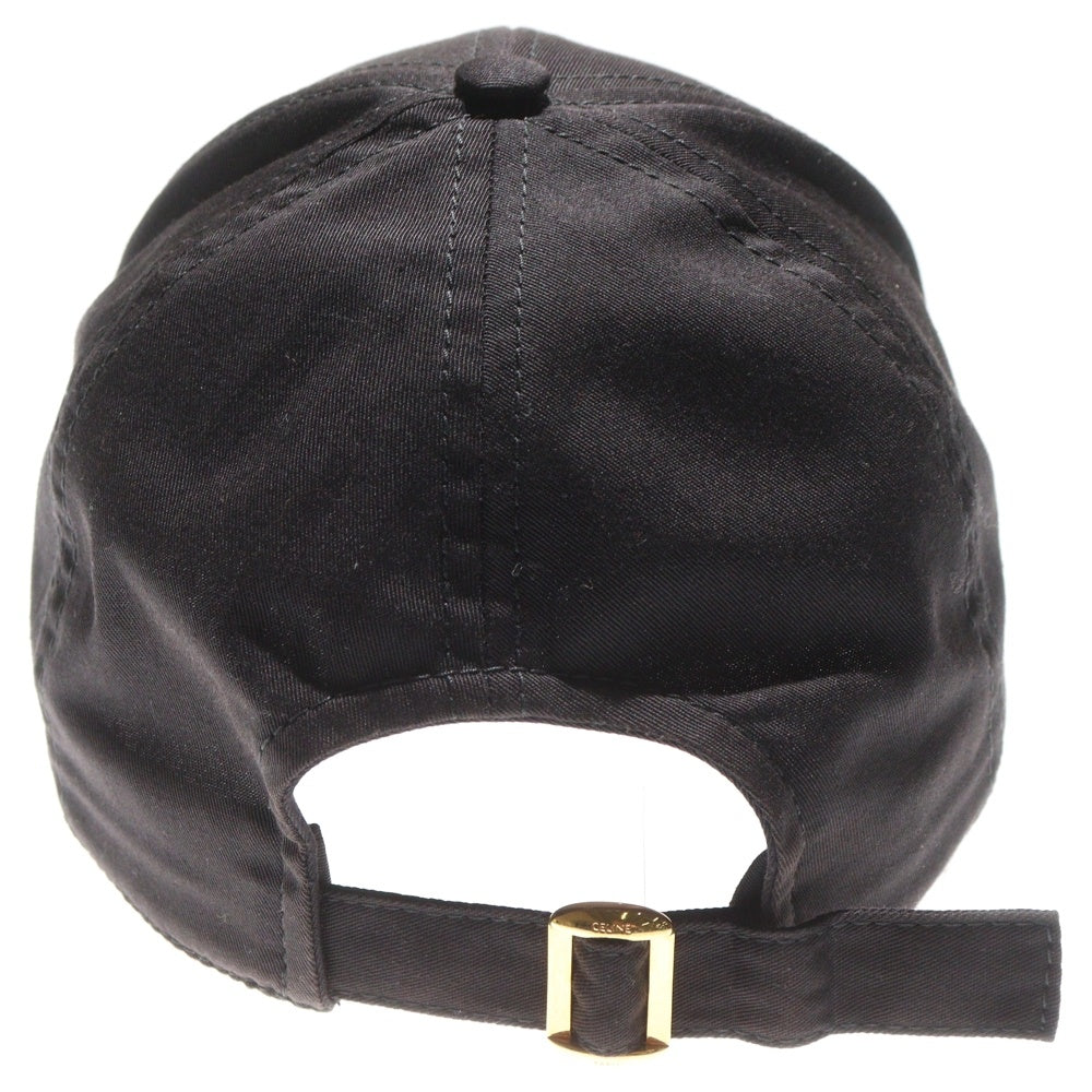 CELINE(セリーヌ) ベースボールキャップ 帽子 ブラック 2AUA1242N 38NO