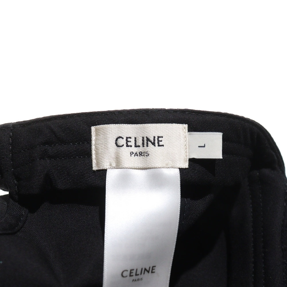 CELINE(セリーヌ) ベースボールキャップ 帽子 ブラック 2AUA1242N 38NO