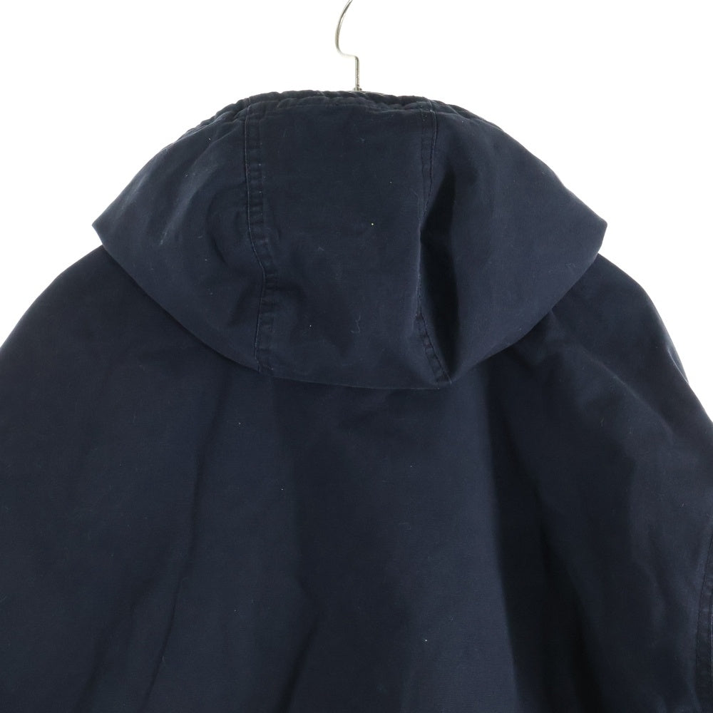 SUPREME(シュプリーム) 24AW Leather Collar Utility Jacket レザーカラー ユーティリティ ジップアップ ジャケット ブルゾン ブラック