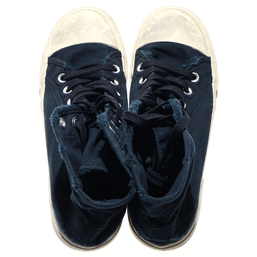 BALENCIAGA(バレンシアガ) Paris High Top Sneaker パリス ダメージ加工 ハイカットスニーカー ブラック 688756