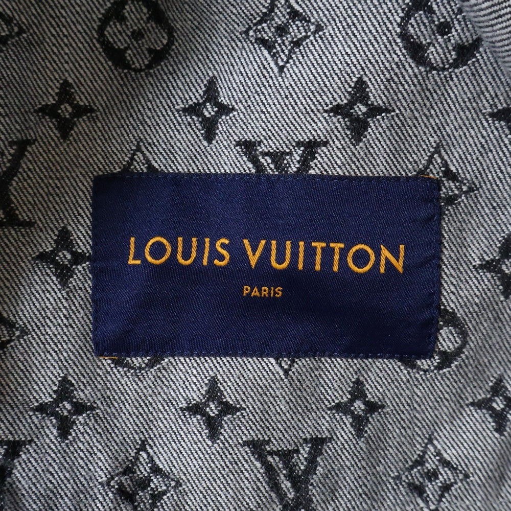 LOUIS VUITTON(ルイヴィトン) 22SS×NIGO MONOGRAM CRAZY DENIM JACKET モノグラム クレイジー ワークウエアデニムジャケット インディゴ RM221M UZD HMA20E