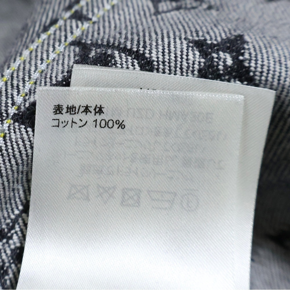 LOUIS VUITTON(ルイヴィトン) 22SS×NIGO MONOGRAM CRAZY DENIM JACKET モノグラム クレイジー ワークウエアデニムジャケット インディゴ RM221M UZD HMA20E