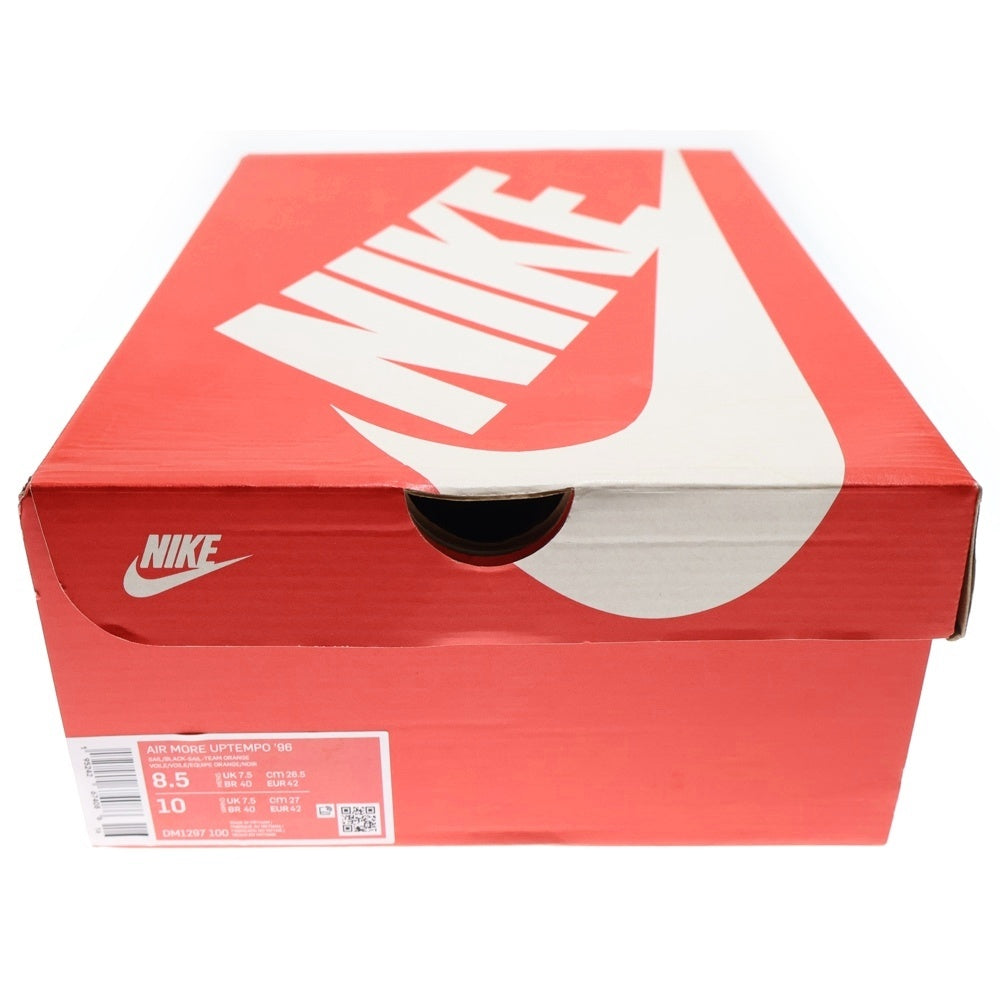 NIKE(ナイキ) AIR MORE UPTEMPO 96 Trading Cards エアモアアップテンポ'96 トレーディングカード ハイカットスニーカー ホワイト US8.5/26.5cm DM1297-100