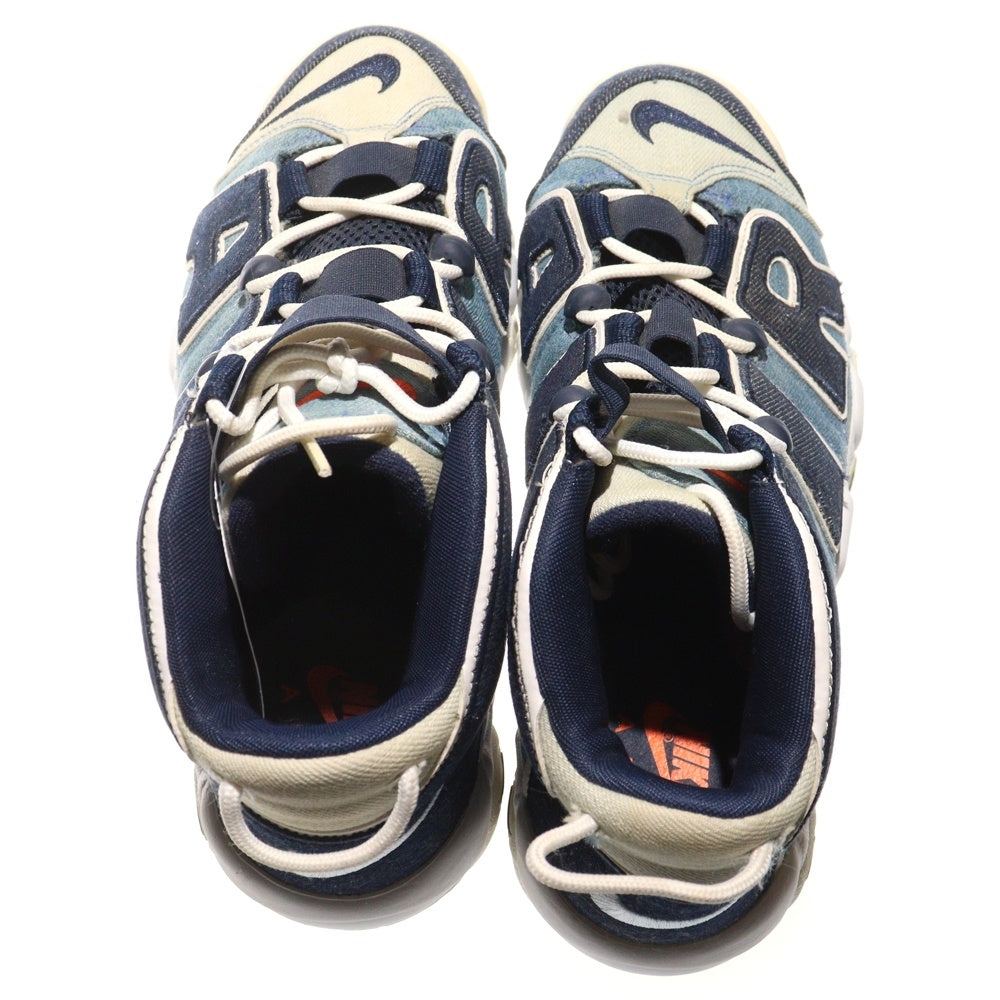 NIKE(ナイキ) AIR MORE UPTEMPO 96 DENIM エアモアアップテンポ デニム ローカットスニーカー インディゴ US8/26cm CJ6125-100